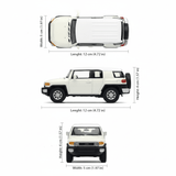 SUV Toyota FJ Cruiser Escala 1:34:39 - Welly - Toyng Chile