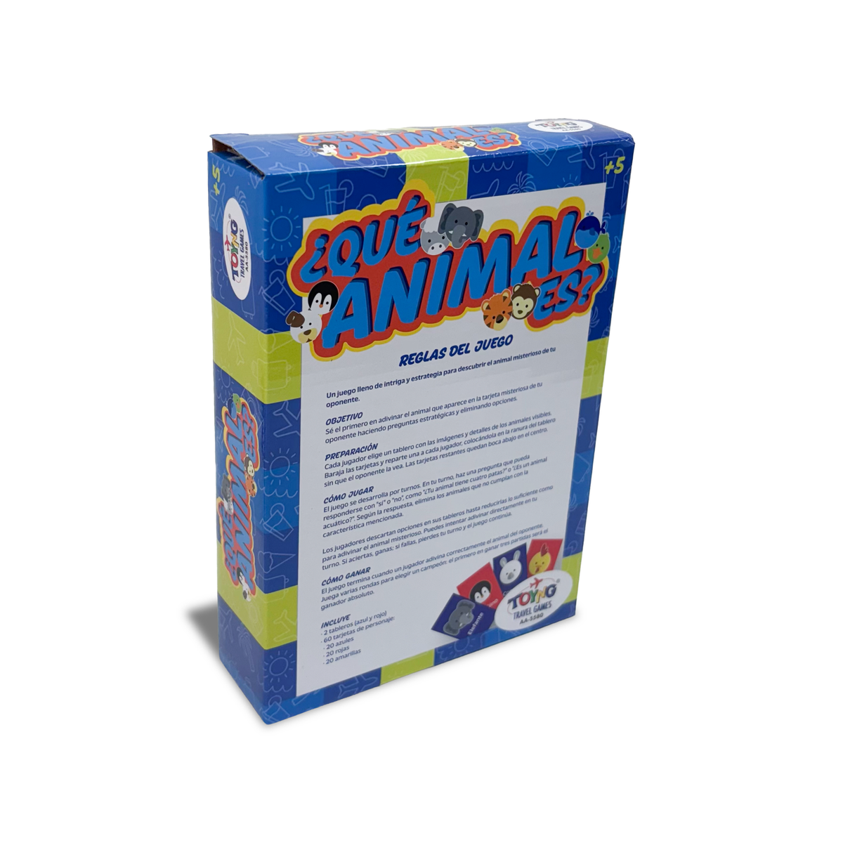 Juego de Mesa Travel Game ¿Qué Animal es? – Toyng
