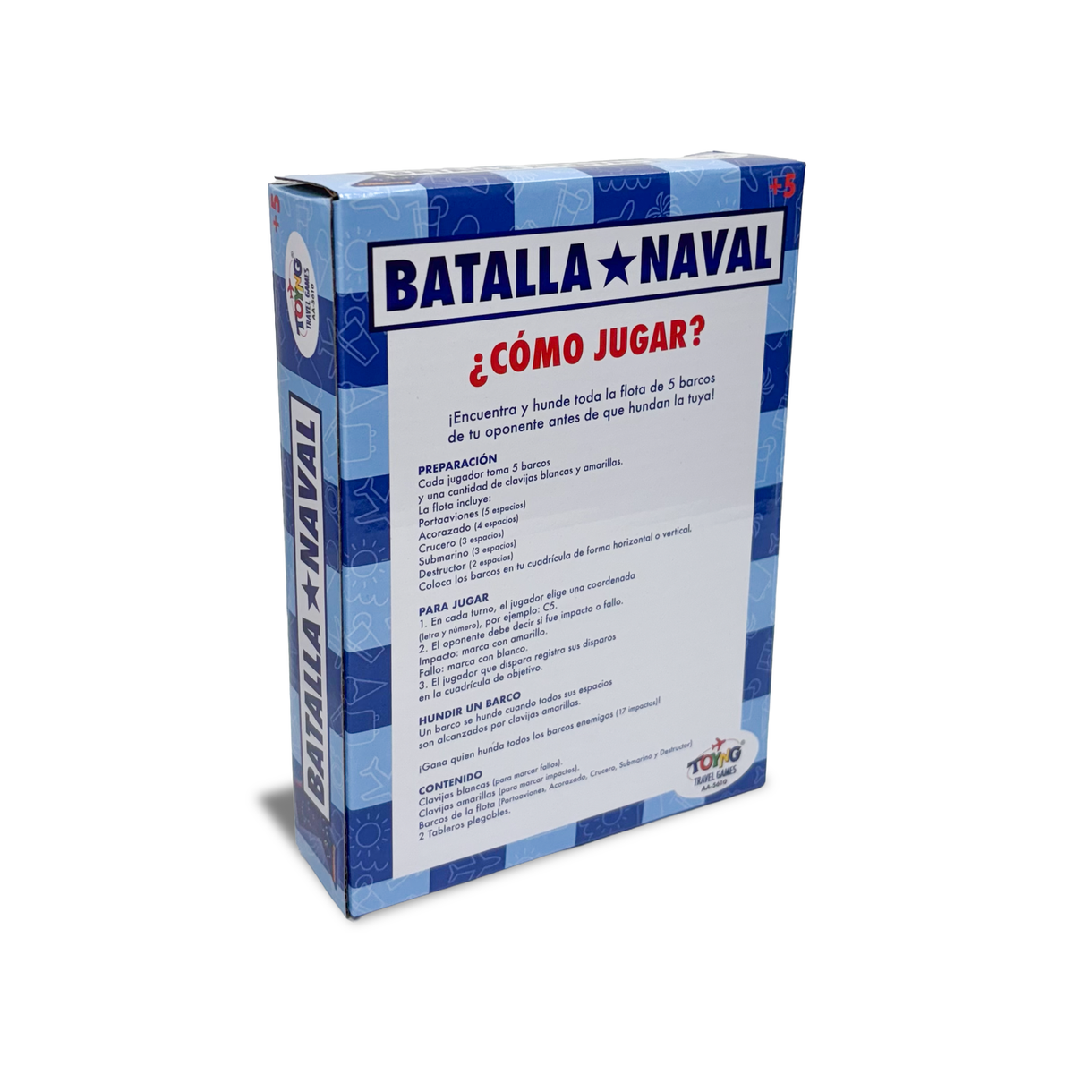 Juego de Mesa Travel Game Batalla Naval – Toyng