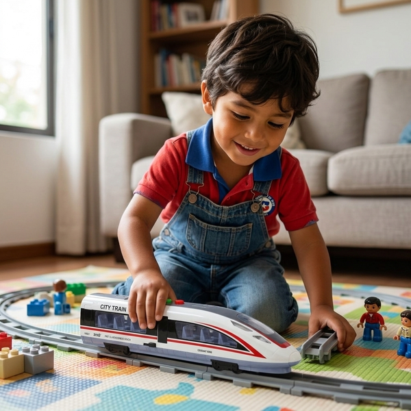 Tren Bala de Juguete para Niños con Luces y Sonido - Toyng - Toyng Chile