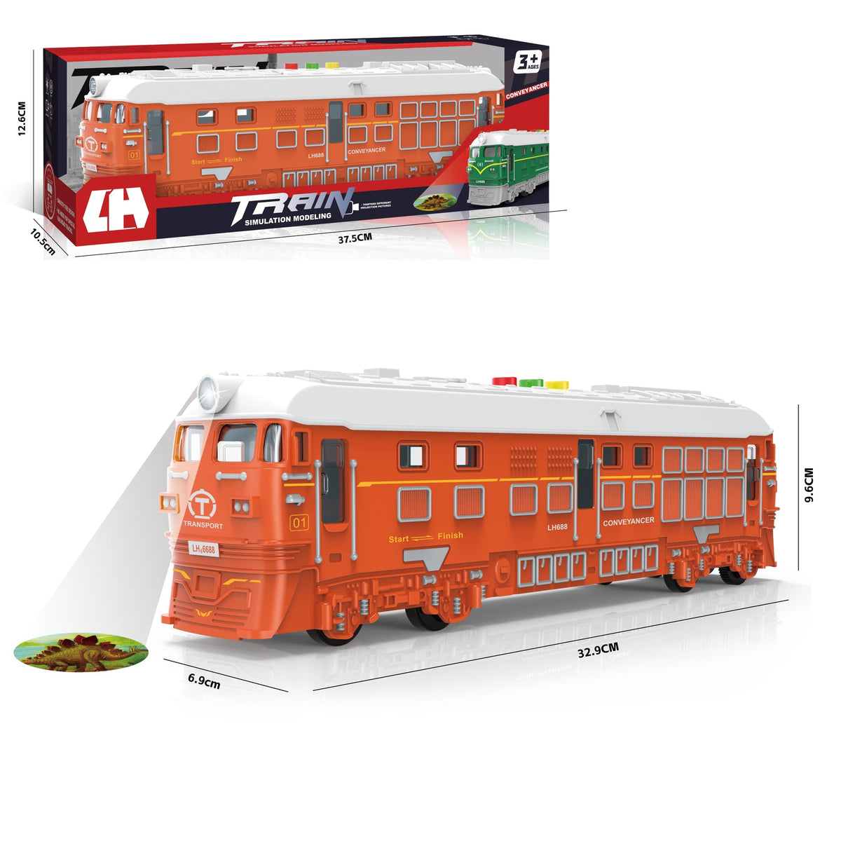 Tren de Juguete con Luces y Sonido - Toyng - Toyng Chile