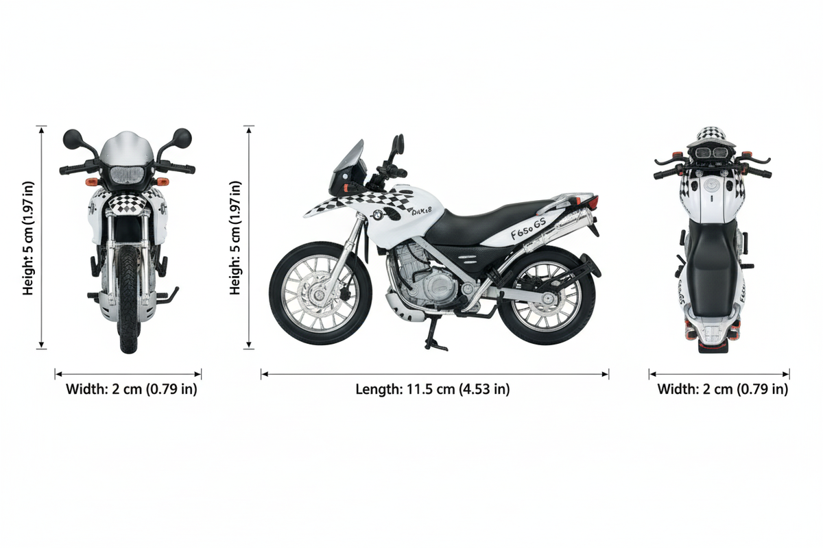 Moto Mw F650 Gs - Welly Escala 1:18
