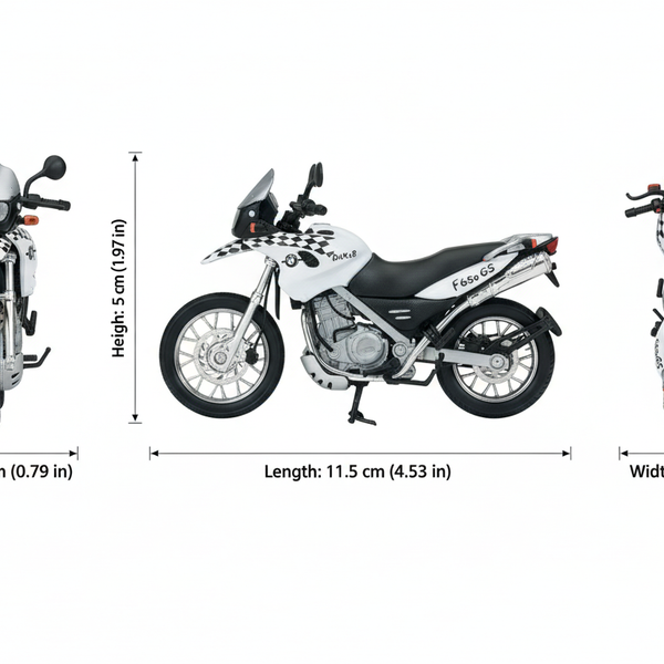 Moto Mw F650 Gs - Welly Escala 1:18