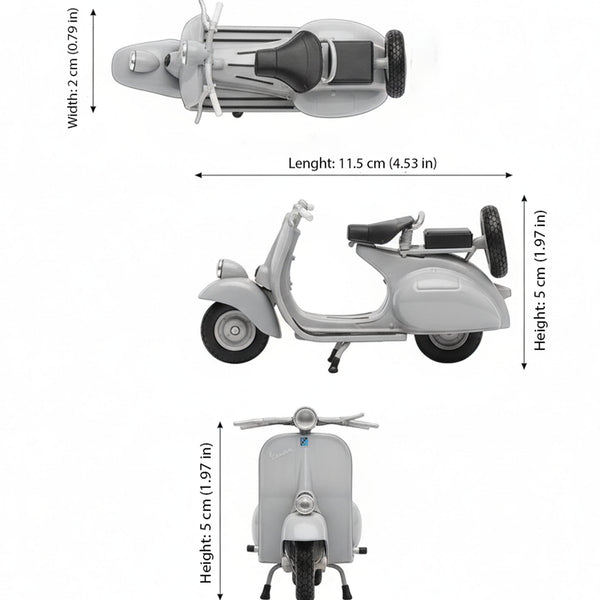 Moto Vespa 1953 125Cc - Welly Escala 1:18