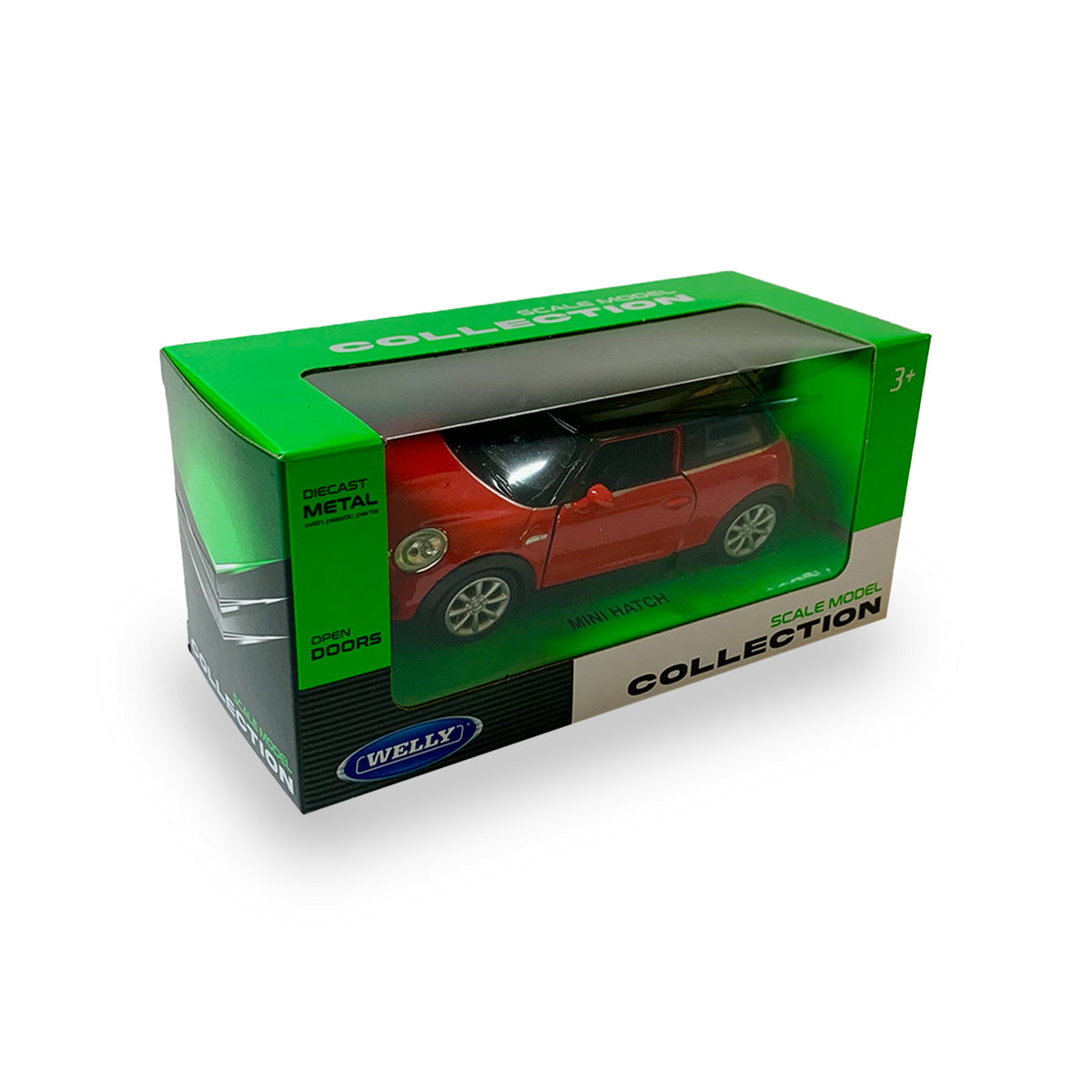 Auto Mini Hatch Escala 1:34:39 - Welly