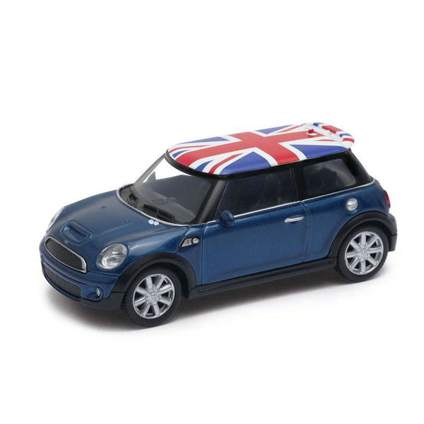 Auto Mini Cooper British Flag S - Welly Escala 1:43