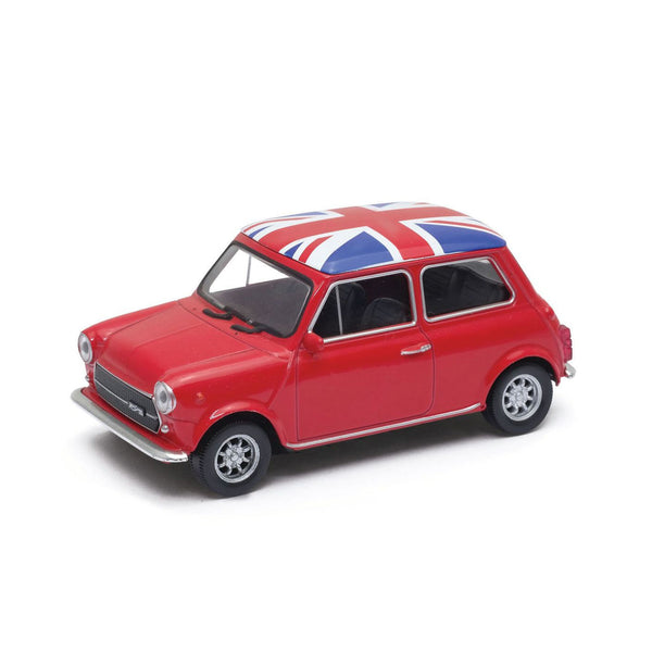 Auto Mini Cooper 1300 Uk Flag S - Welly Escala 1:43