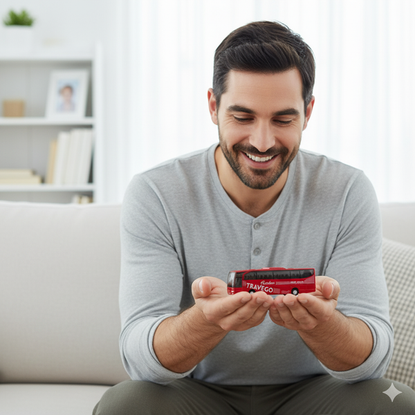 Bus Mercedes Benz Travego Escala 1:64 - Welly