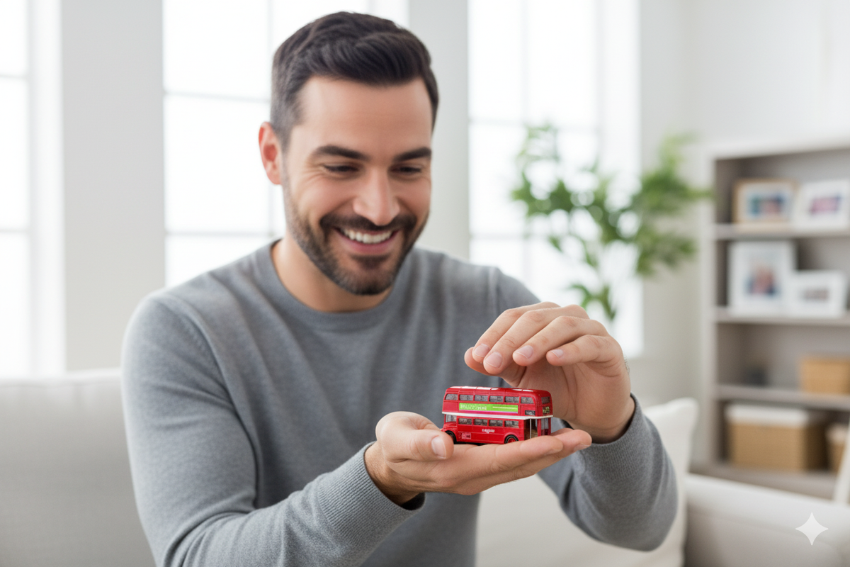 Bus London Hard Top - Welly
