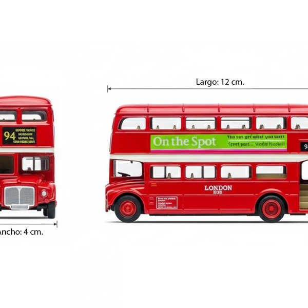 Bus London Hard Top - Welly