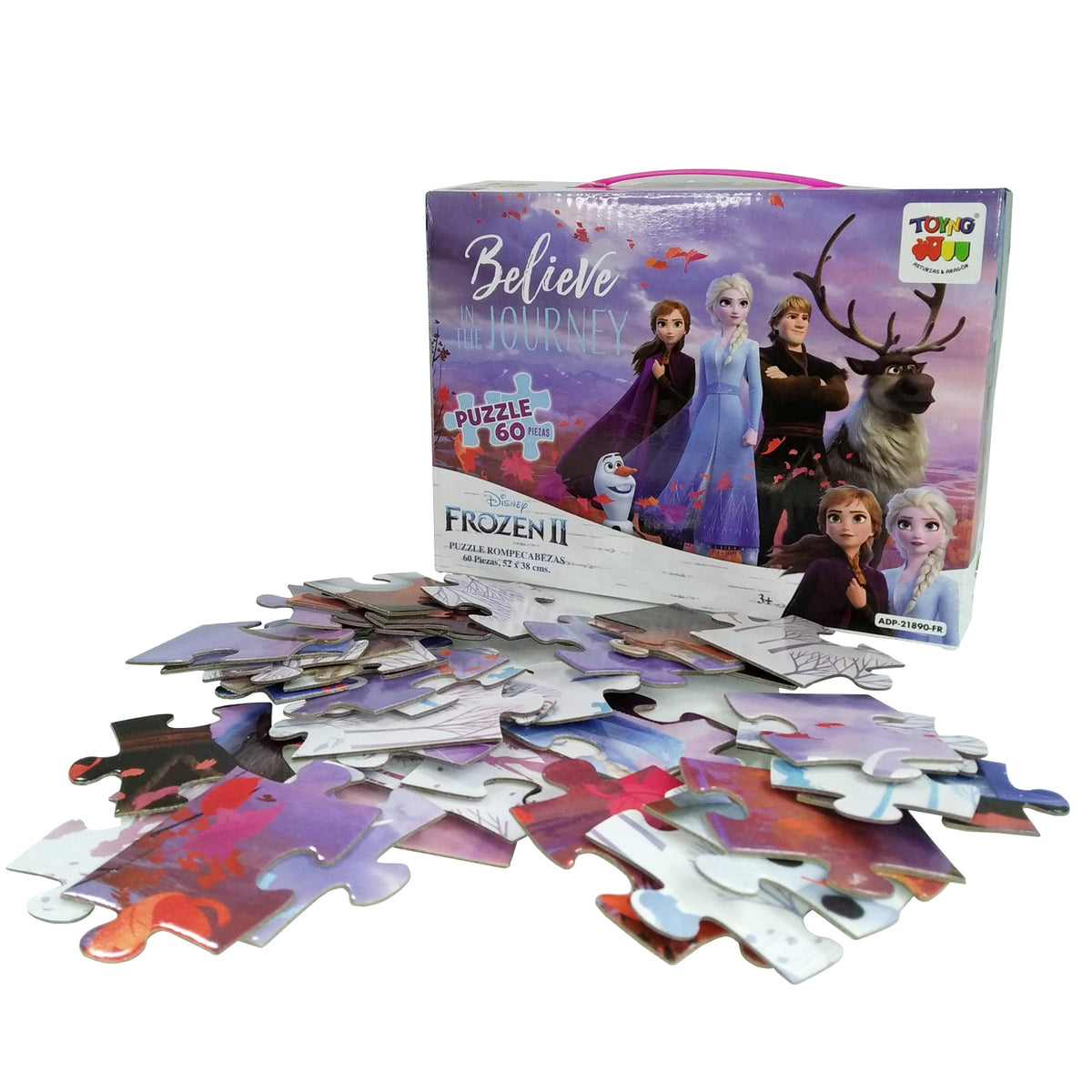 Puzzle 60 Piezas Mod. Maleta Frozen