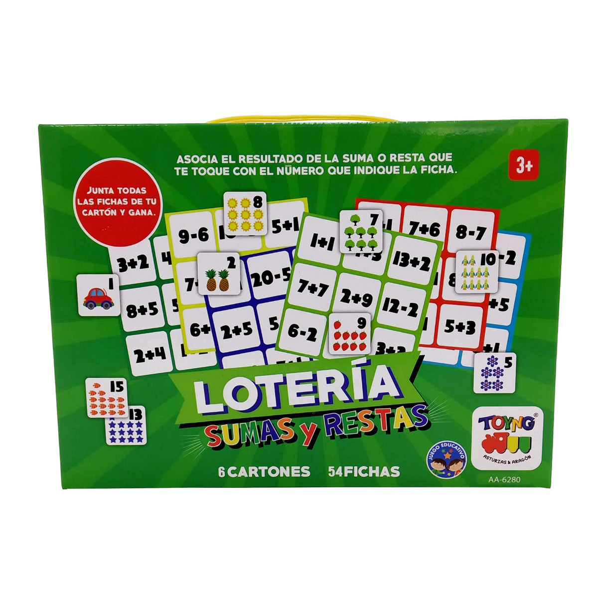 Juego Educativo Loteria Sumas Y Restas - Toyng