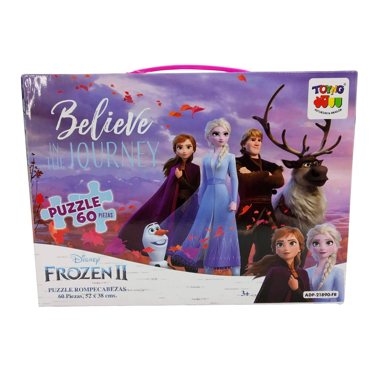 Puzzle 60 Piezas Mod. Maleta Frozen