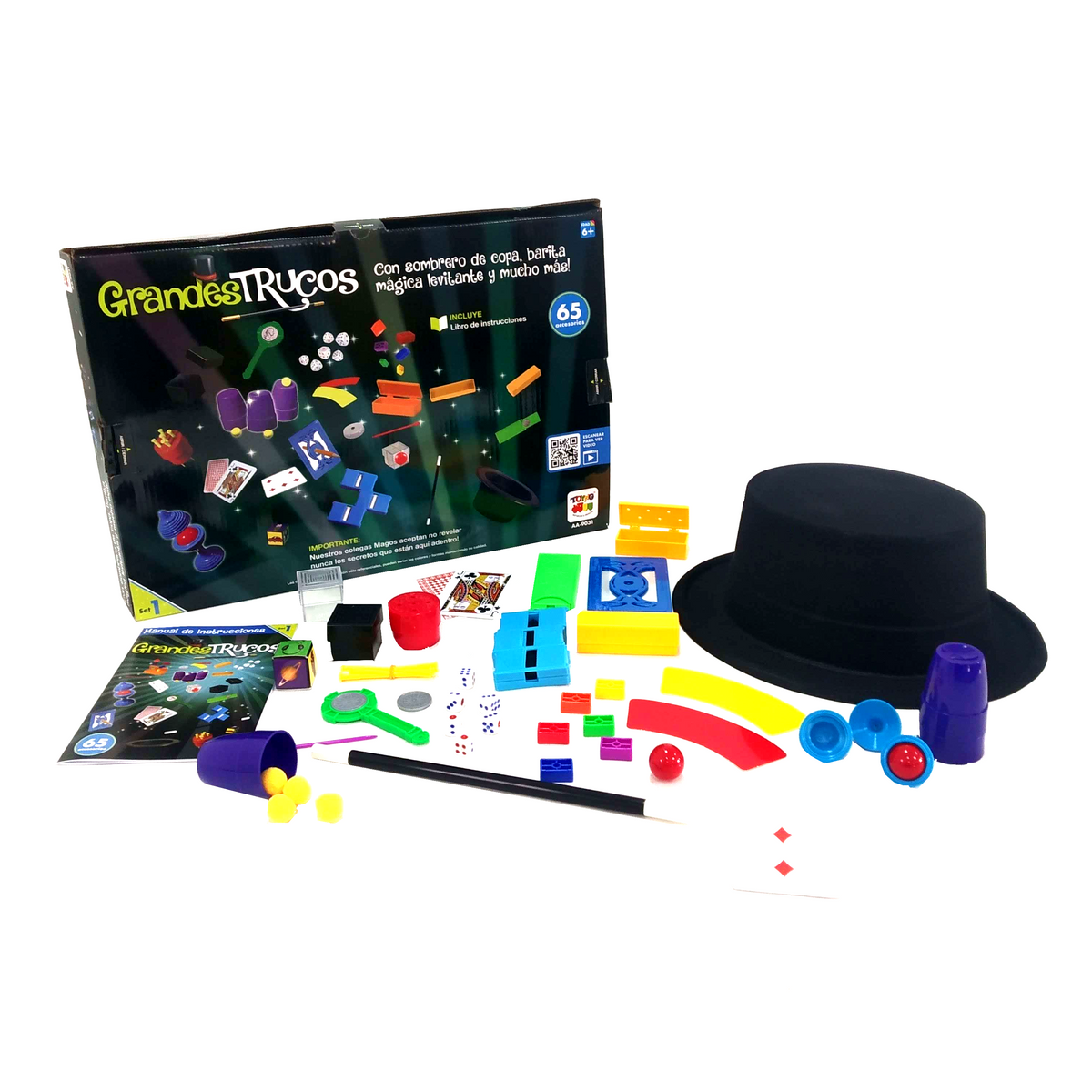 Grandes Trucos,Set 1,65 Accesorios C/Sombrero