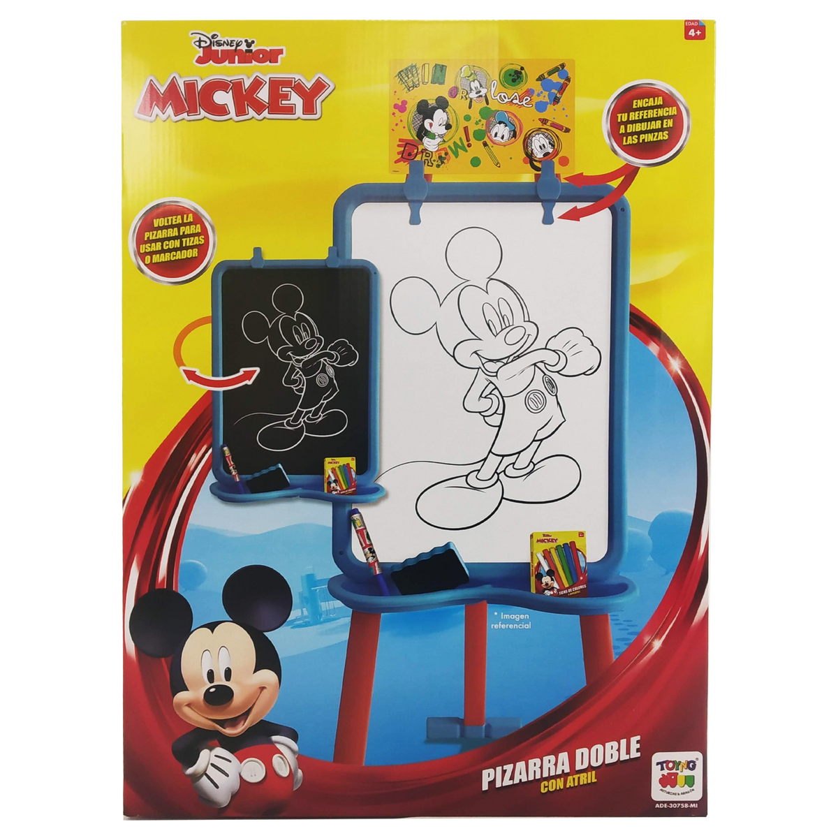 Pizarra Doble Con Atril Mickey