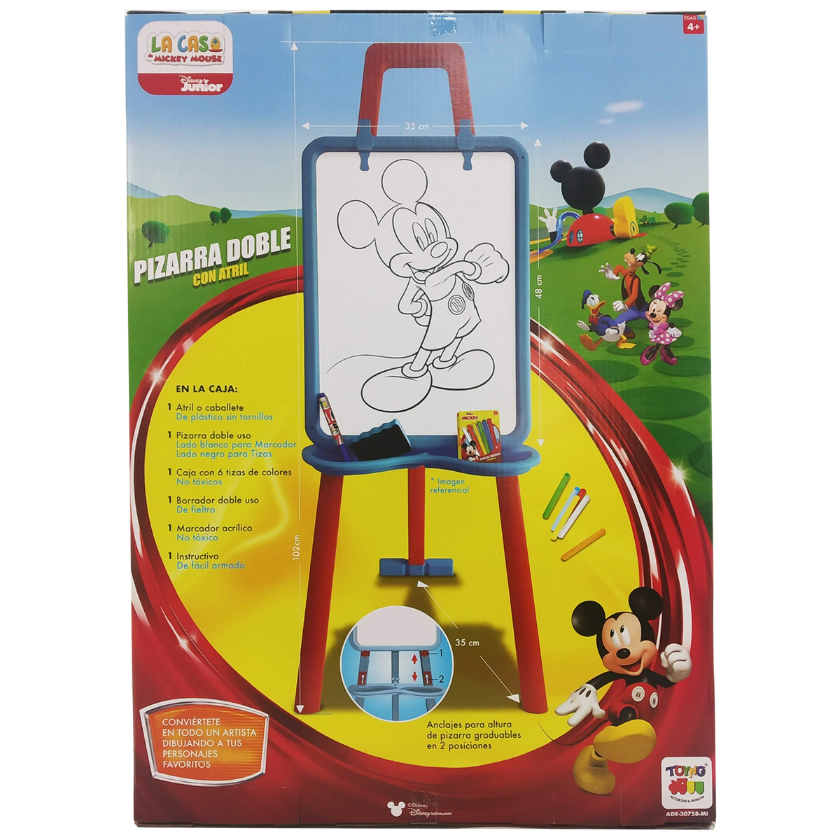 Pizarra Doble Con Atril Mickey