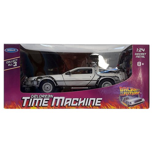 Back To The Future I Delorean Escala 1:24 - Welly - Toyng Chile