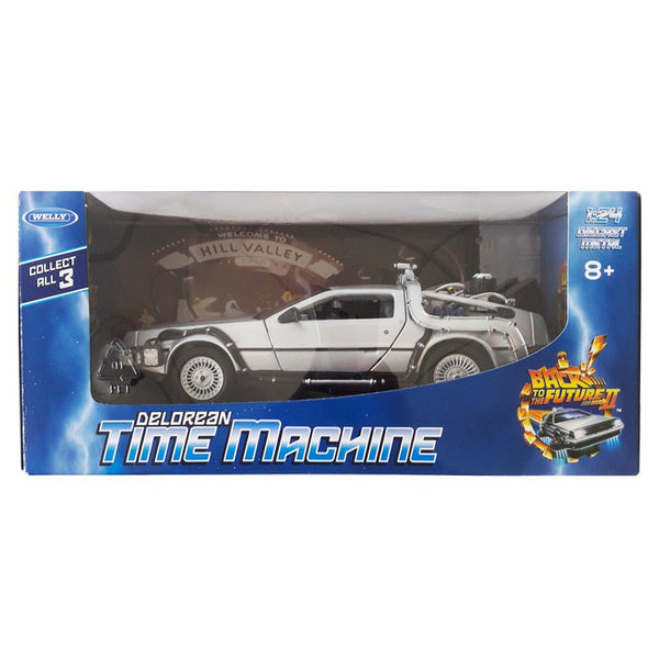Back To The Future II Delorean Escala 1:24 - Welly - Toyng Chile