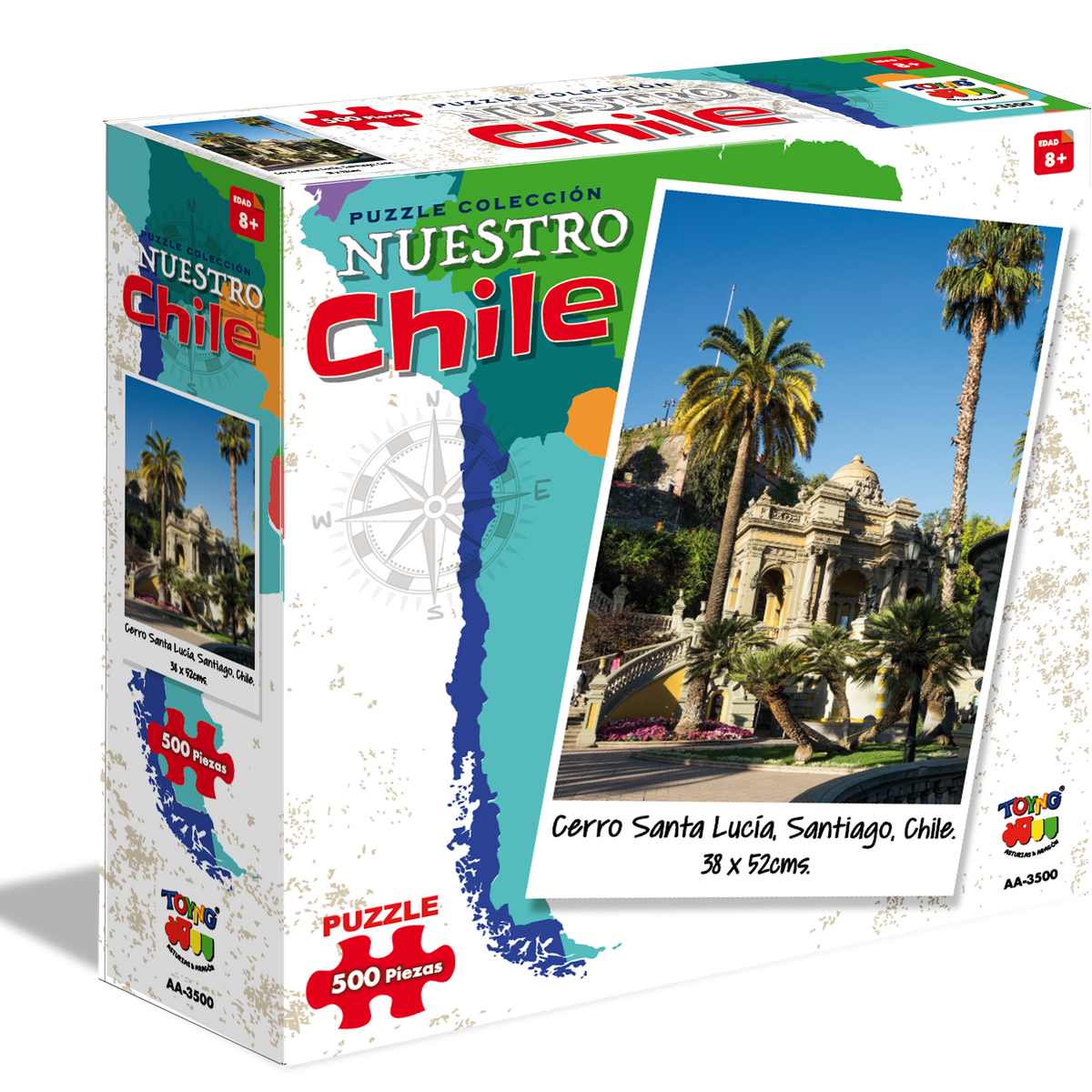 Puzzle 500 Cerro Santa Lucía