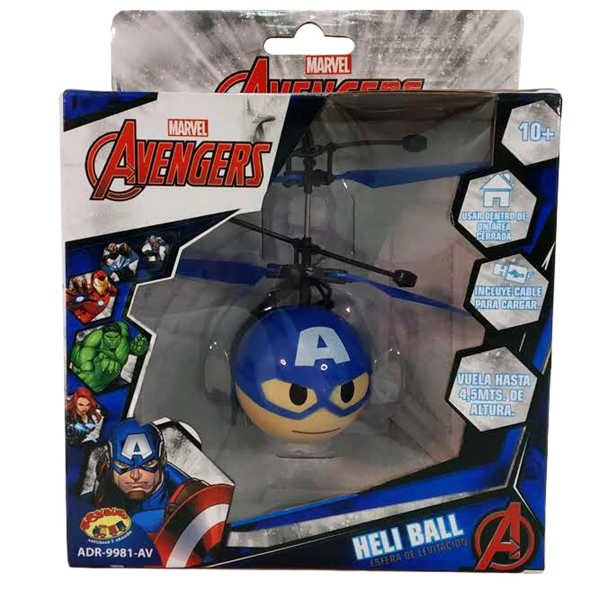 Heliball Capitan America - Welly - Toyng Chile
