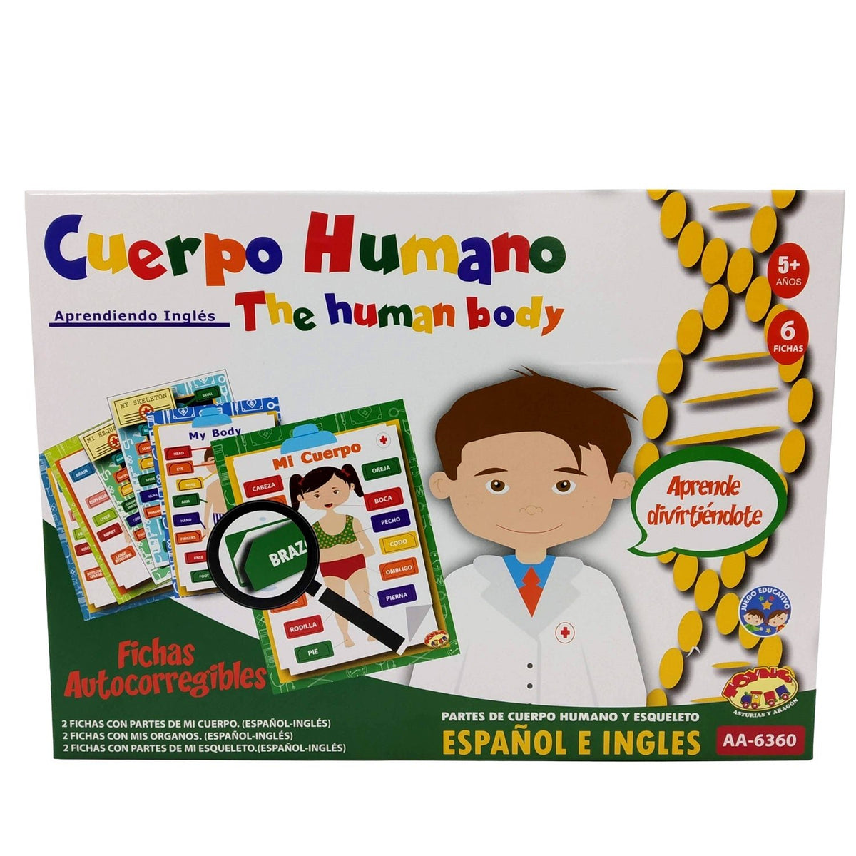 Juego Educativo Cuerpo Humano - Toyng - Toyng Chile