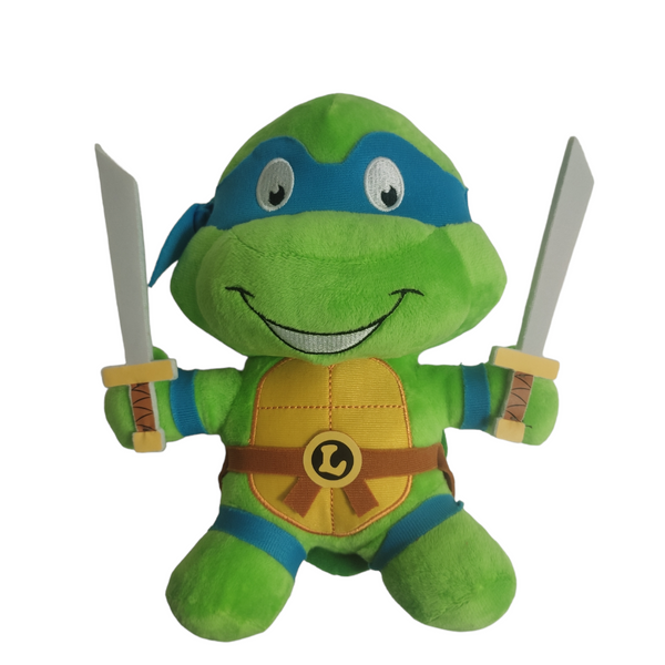 Peluche Cabezon 23 Cms Tortugas Ninjas Leonardo