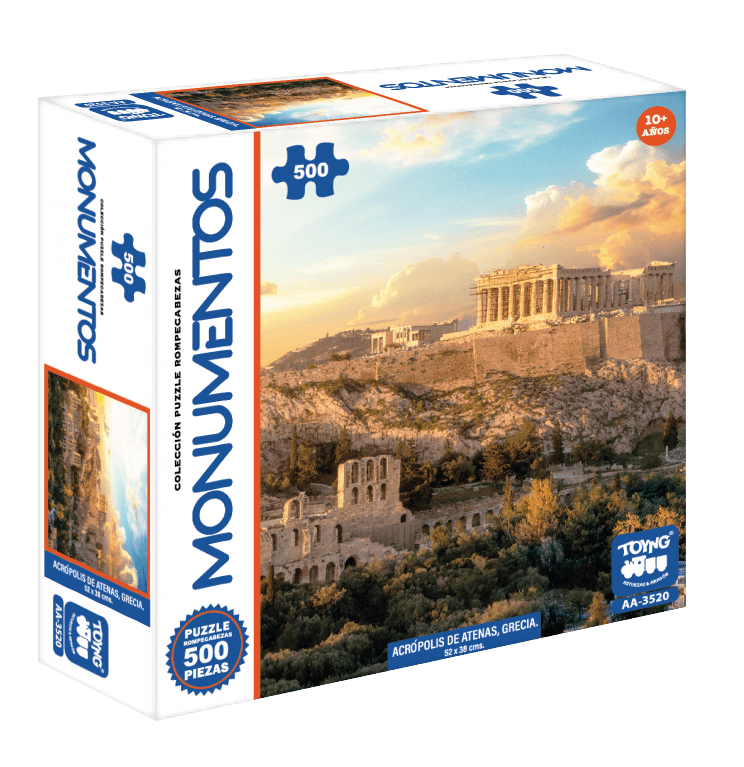 Puzzle Acrópolis De Atenas (500 Piezas) - Toyng - Toyng Chile