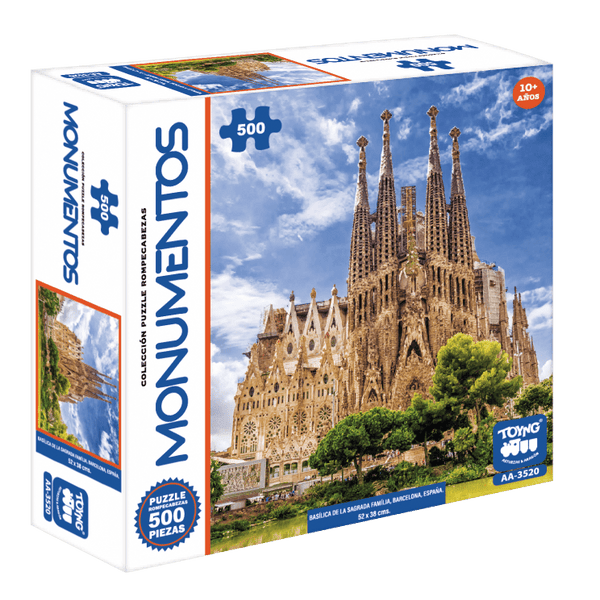 Puzzle Basílica De La Sagrada Familia (500 Piezas) - Toyng - Toyng Chile