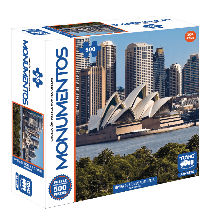 Puzzle Ópera De Sydney (500 Piezas) - Toyng - Toyng Chile